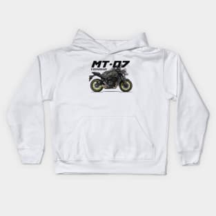 MT-07 - Grey Kids Hoodie